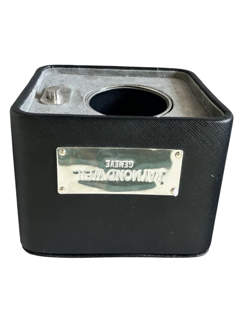 Raymond Weil Black Leather Single Watch Winder By Wolf Designs